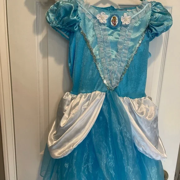 Disney Princess Cinderella Blue Costume - 7-8 Years